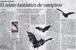 El Relato fantástico de vampiros