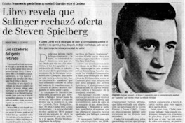 Libro revela que Salinger rechazó oferta de Steven Spielberg.