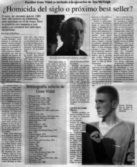 ¿Homicida del siglo o próximo best seller?