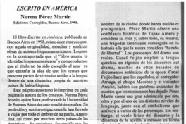 Escrito en América