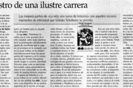 El Registro de una ilustre carrera