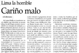 Lima la horrible Cariño malo