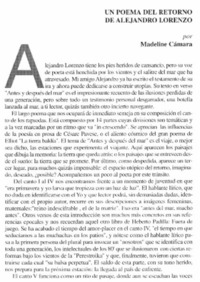 Un poema del retorno