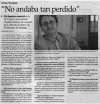No andaba tan perdido"