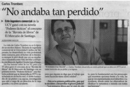 No andaba tan perdido"