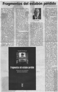 Fragmentos del eslabón perdido