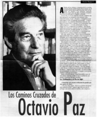 Los caminos cruzados de Octavio Paz