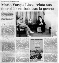 Mario Vargas Llosa relata sus doce días en Irak tras la guerra