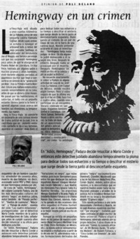 Hemingway en un crimen