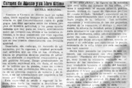 Carmen de Alonso y su último libro