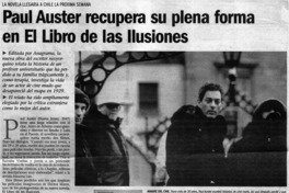 Paul Auster recupera su plena forma en El Libro de las ilusiones.