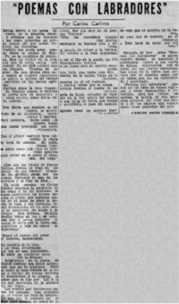 Poemas con labradores"