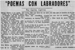 Poemas con labradores"