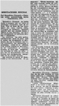 Meditaciones mínimas