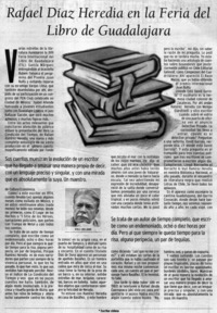 Rafael Díaz Heredia en la Feria del Libro de Guadalajara