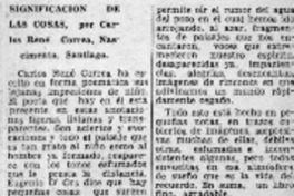 Significación de las cosas.