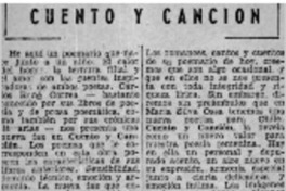 Cuento y canción