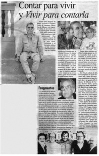 Contar para vivir y vivir para contarla