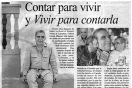 Contar para vivir y vivir para contarla