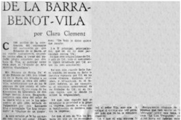 De la Barra, Benot, Vila