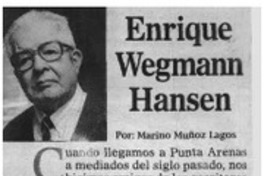 Enrique Wegmann Hansen