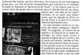 La materia del deseo