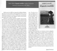 El gaucho insufrible