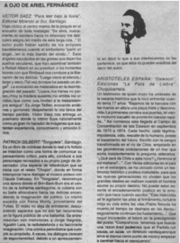 A ojo de Ariel Fernández