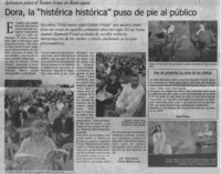 Dora, la "histérica histórica" puso de pie al público