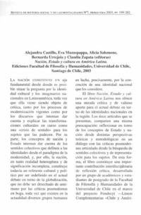Nación, Estado y cultura en América Latina