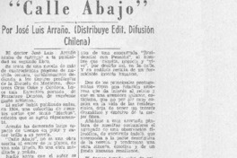 Calle abajo"
