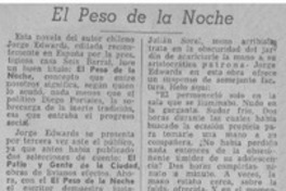 El peso de la noche