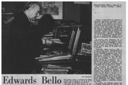 Edwards Bello trás la máscara