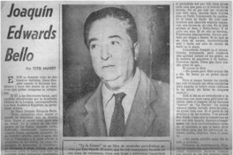 Joaquín Edwards Bello