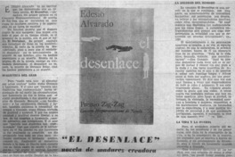 El desenlace" novela de madurez creadora