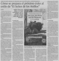 Cómo se prepara el próximo éxito al estilo de "El señor de los anillos"