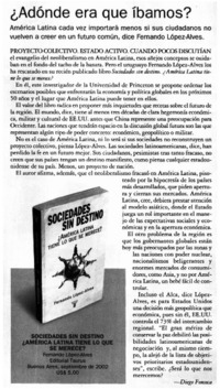 ¿Adónde era que íbamos?