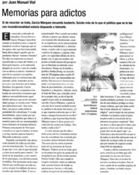 Memorias para adictos