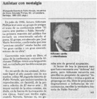 Amistad con nostalgia