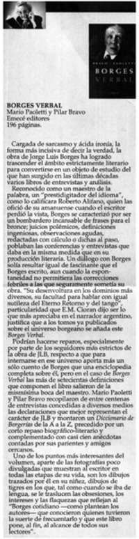 Borges verbal