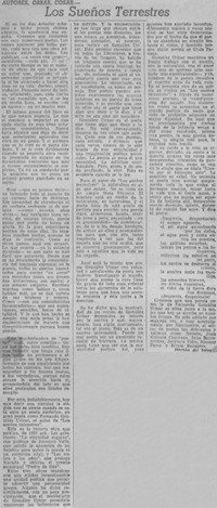 Los sueños terrestres