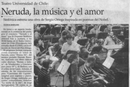 Neruda, la música y el amor