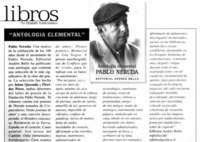 Antología elemental"