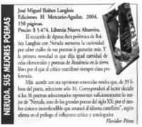 Neruda, sus mejores poemas