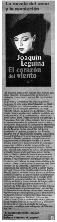 La novela del amor y la revolución