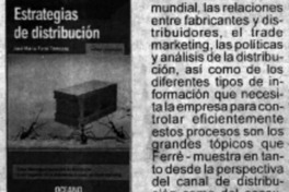Estrategias de distribución.