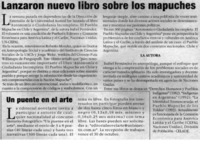 Lanzaron nuevo libro sobre los mapuches.
