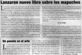 Lanzaron nuevo libro sobre los mapuches.