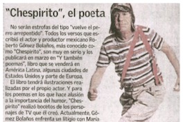 "Chespirito", el poeta