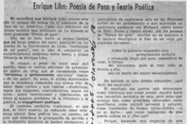 Enrique Lihn: poesía de paso y teoría poética